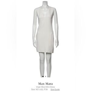 Nwt MaxMara Virgin Wool Mini Dress.  Max Mara Atelier collection.